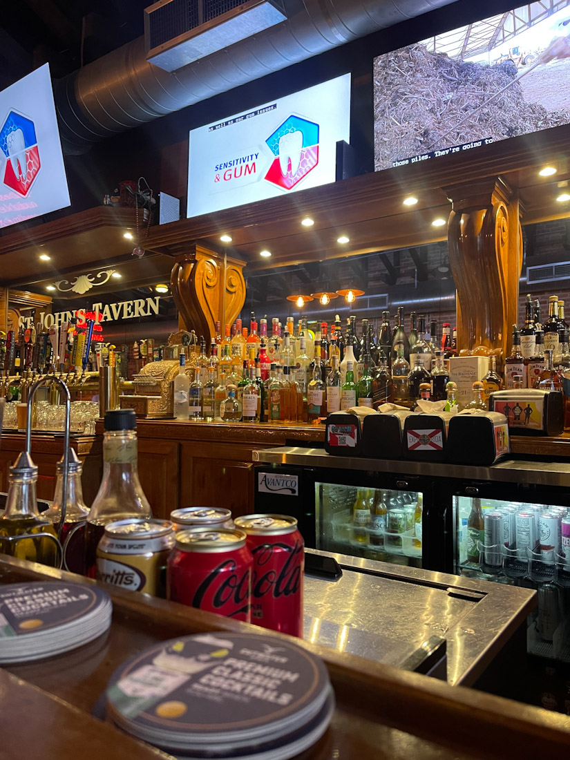 Bar taps at St John’s bar Crystal River Florida