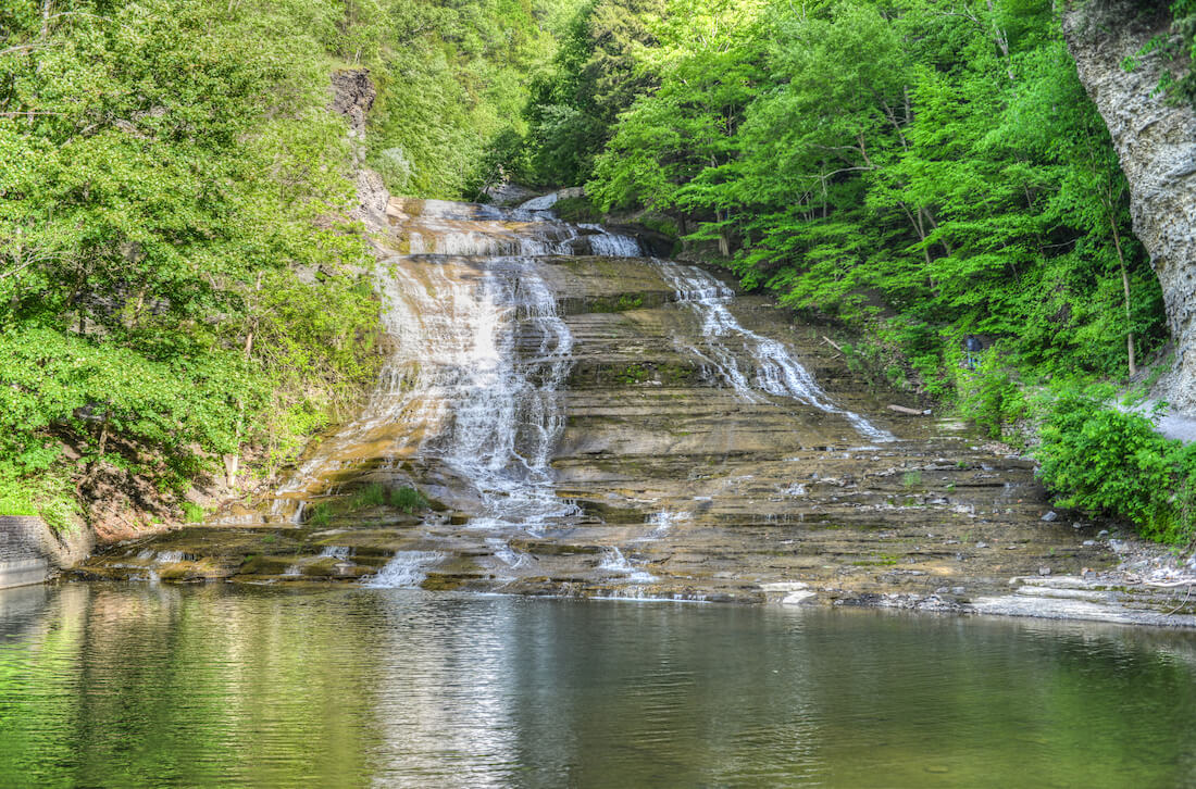 Buttermilk Falls in the Finger Lakes, New York