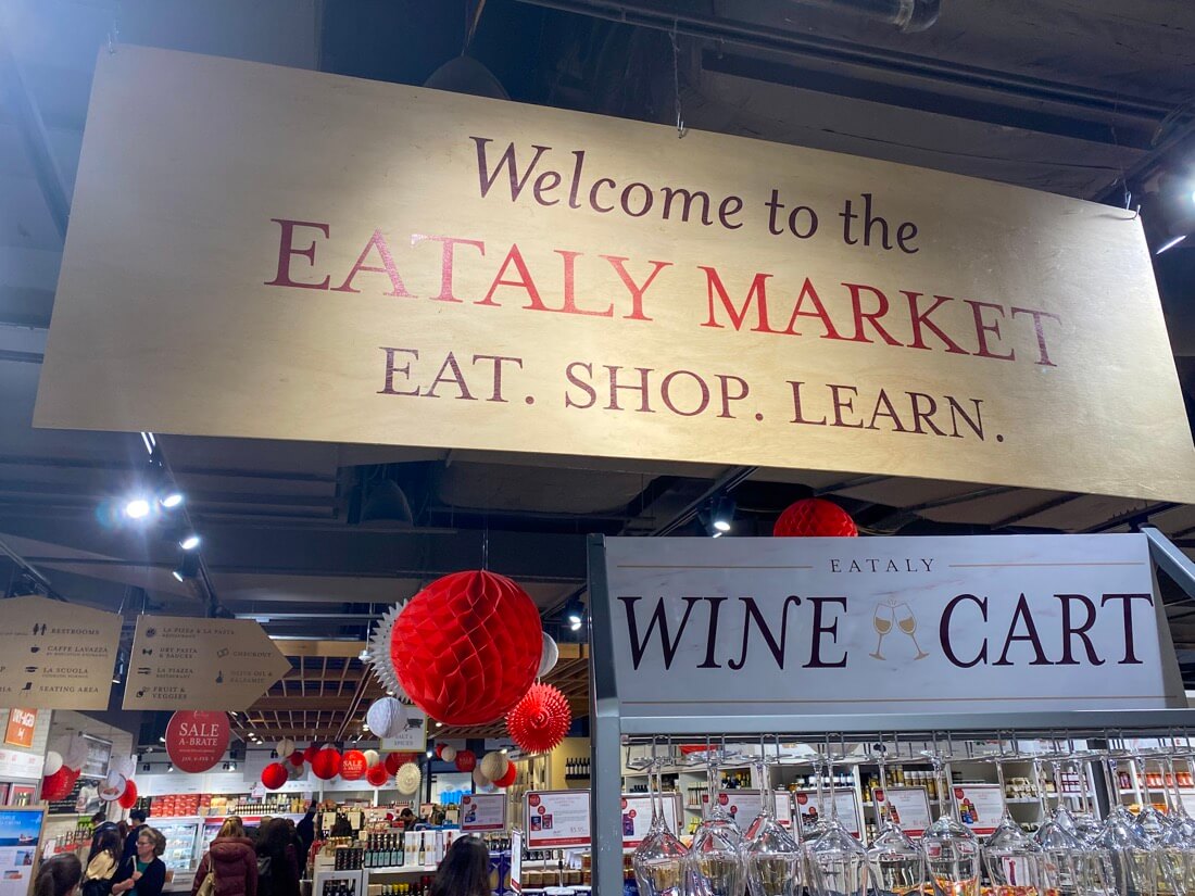 Eataly Market signs