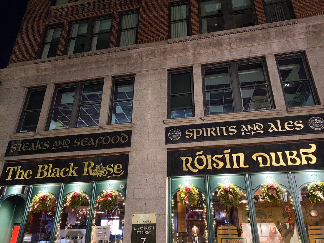 The Black Rose Irish Pub Boston Massachusetts