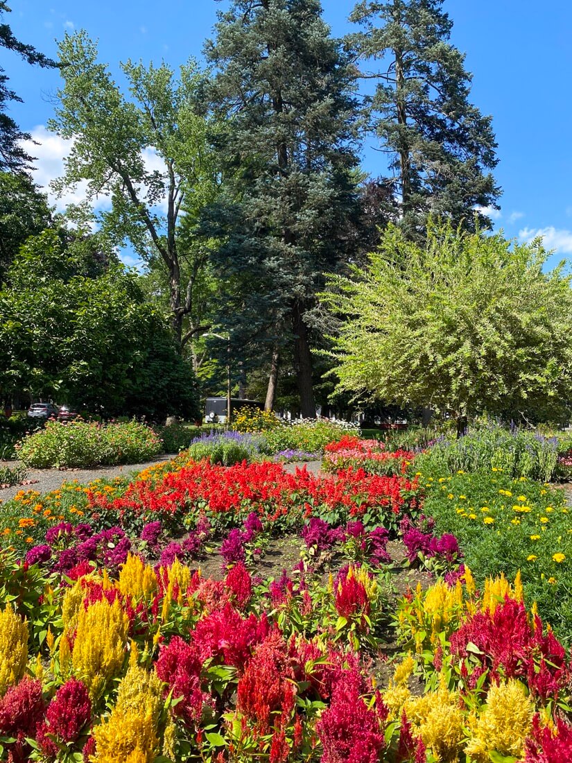 The pretty gardens at Childs Park Northampton Massachusetts