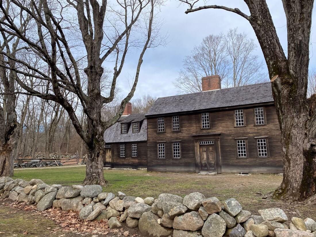 Historic Hartwell Tavern in Minute Man National Historical Park in Lincoln Massachusetts