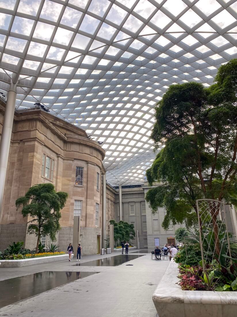 Atrium in the National Portrait Gallery in Washington DC