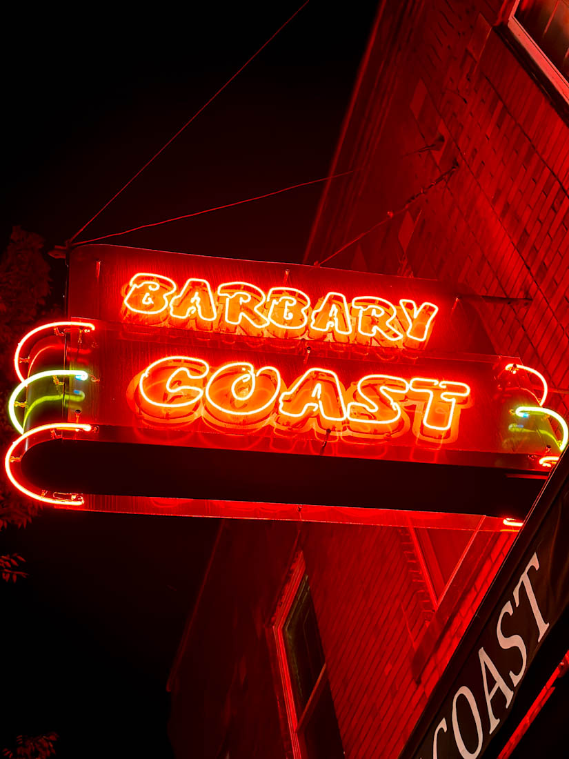 Barbary Coast Sign Wilmington North Carolina