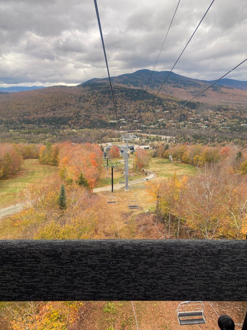 Bretton Woods gondola fall colors New Hampshire