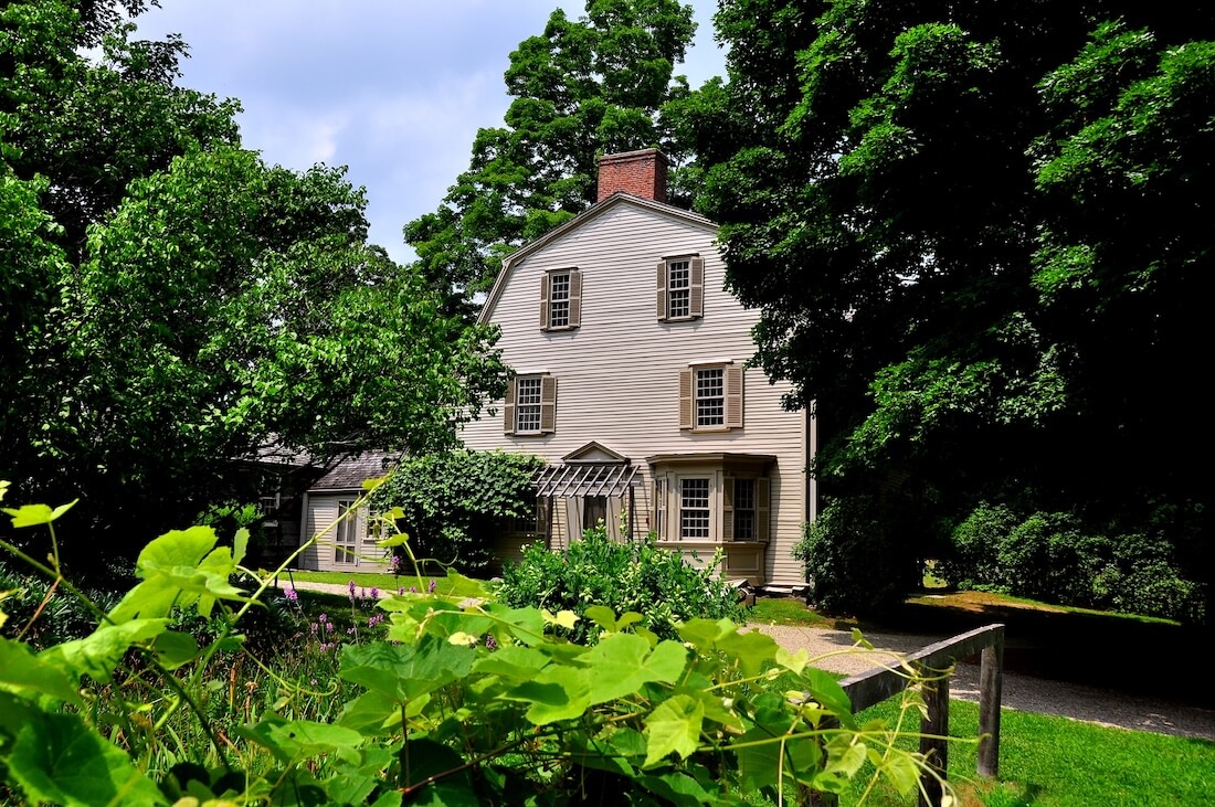 The 1770 Olde Manse House in Concord Massachusetts