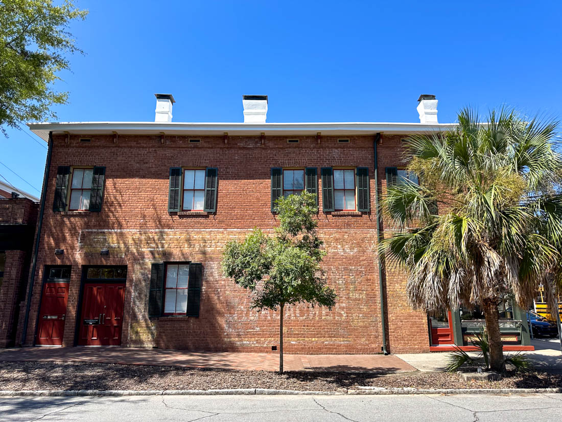 Federal Style Building of Davenport House Museum in Savannah