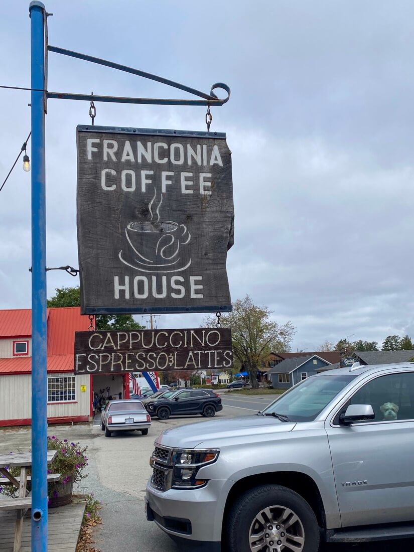 Franconia Coffee House in New Hampshire