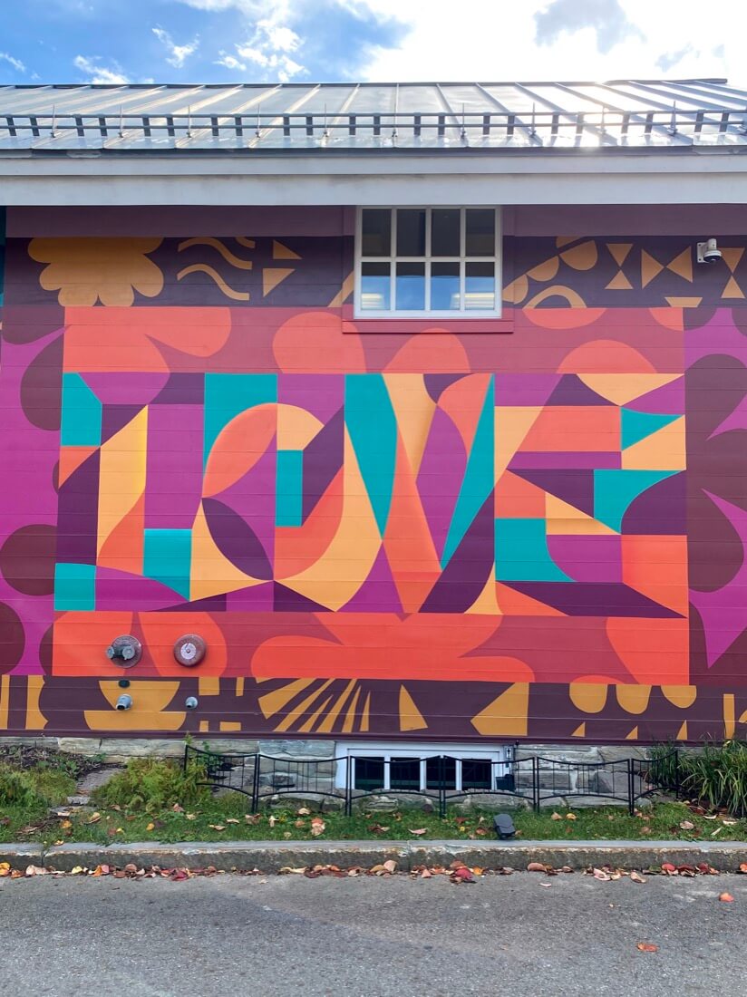 Love street art in Rockland Maine