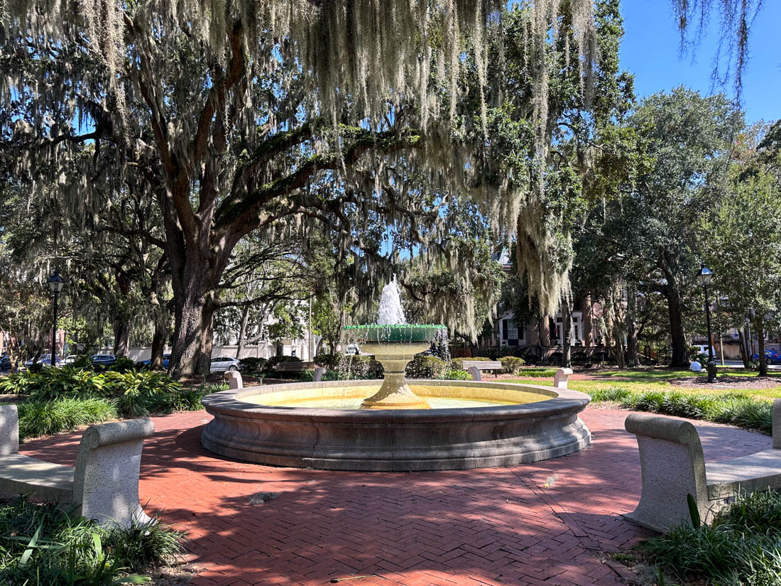 New Orleans Square German Memorial Fountain of Savannah Georgia