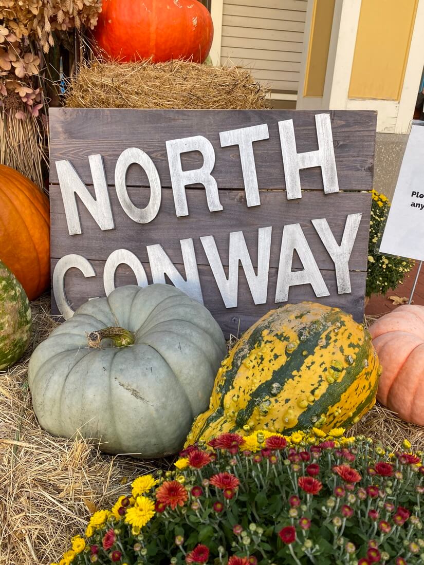 North Conway New Hampshire fall decor