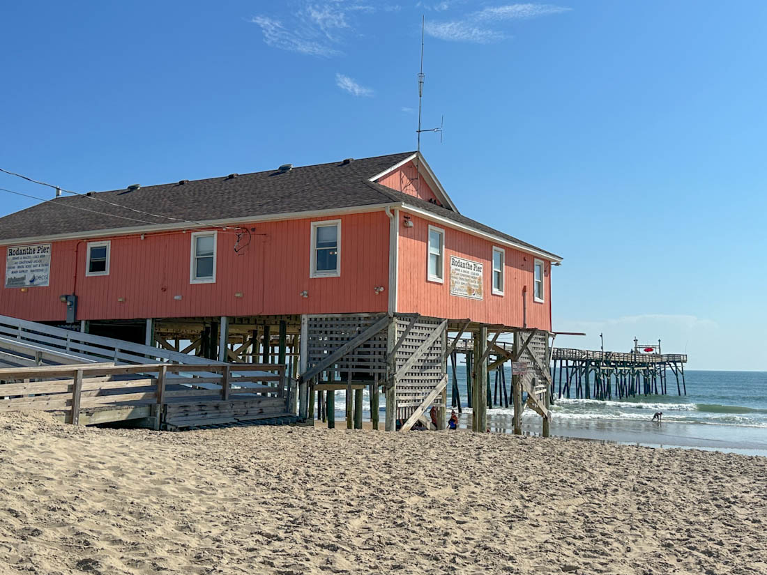 Rodanthe Pier in Peach at Outer Banks 