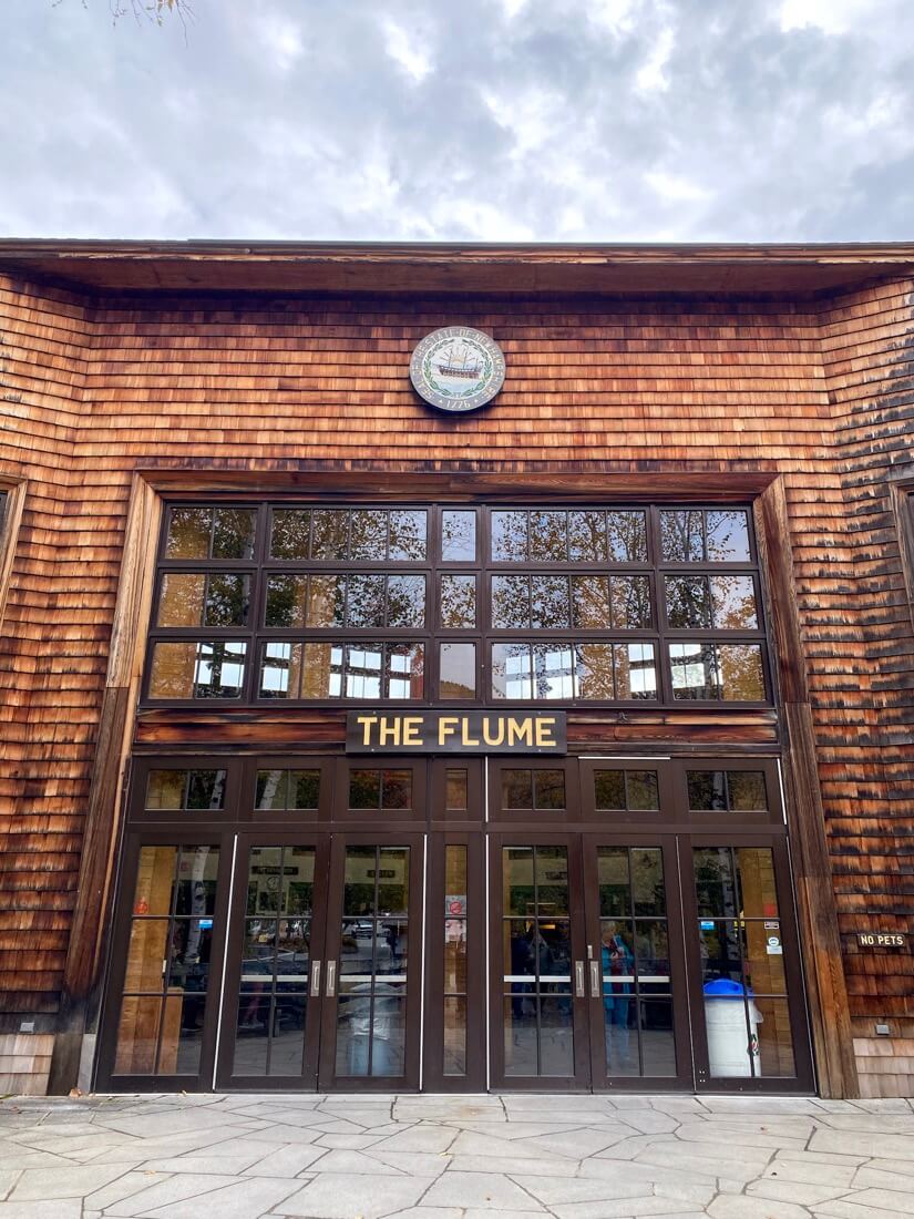 The Flume visitor center in Lincoln New Hampshire