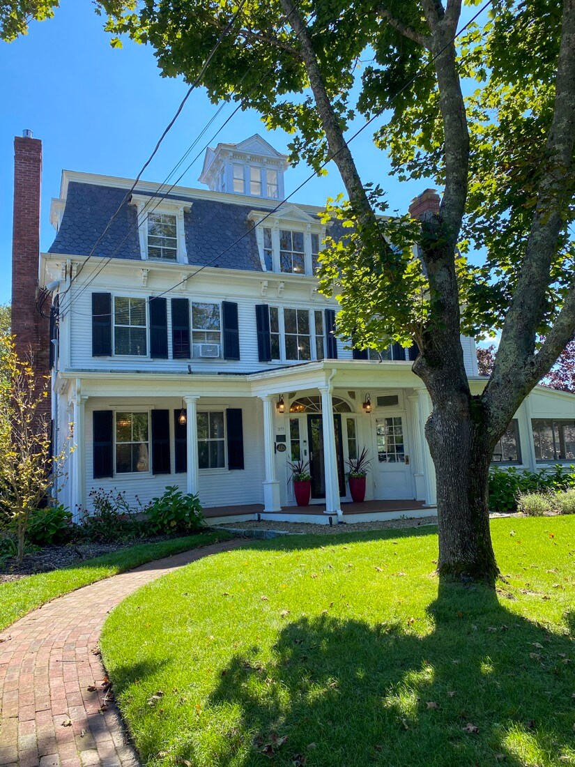 Chapter House hotel in Yarmouth Port in Yarmouth on Cape Cod in Massachusetts