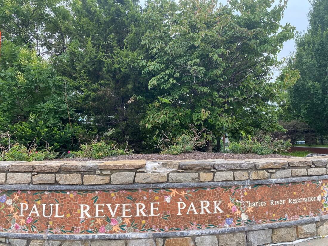 Paul Revere Park in Boston Massachusetts