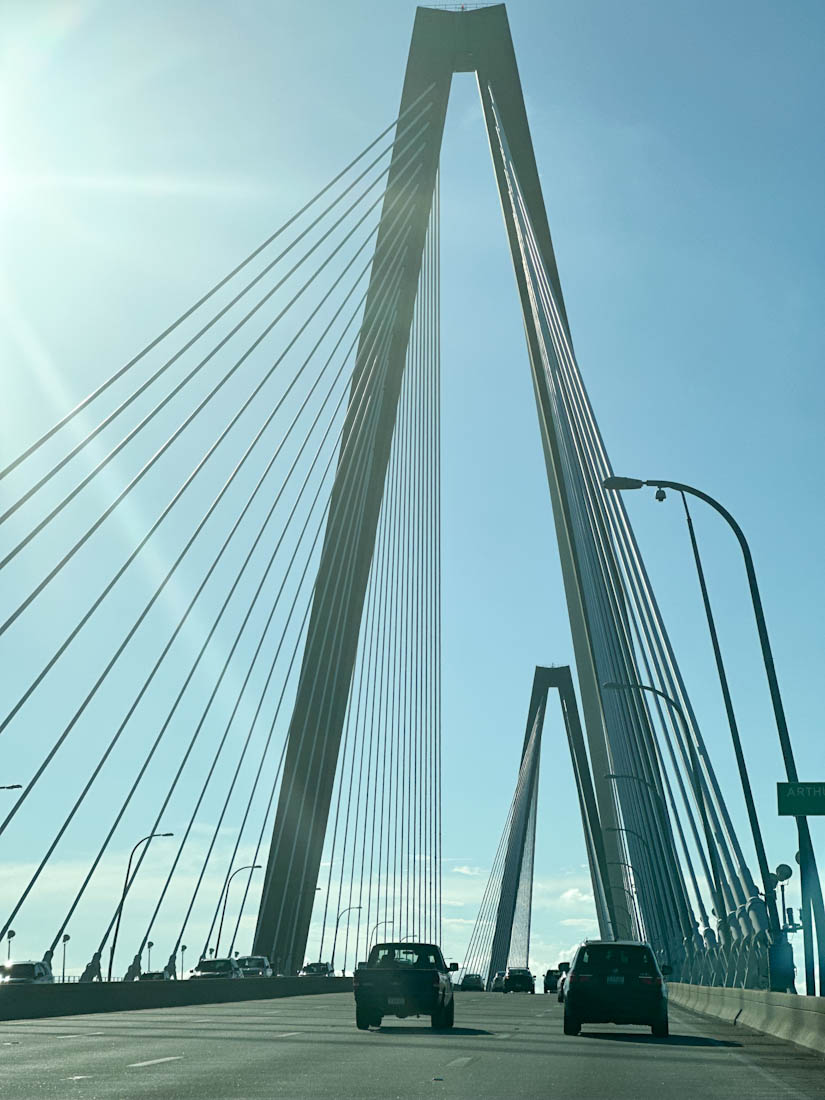 Arthur Ravenel Jr. Bridge, Charleston during daylight in South Carolina