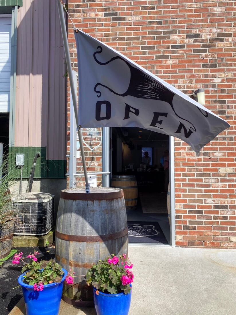 Devils Purse Brewing Co entrance in Dennis Massachusetts