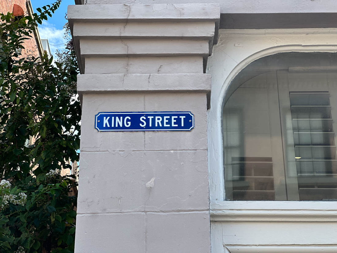 Kings Street Sign Charleston South Carolina