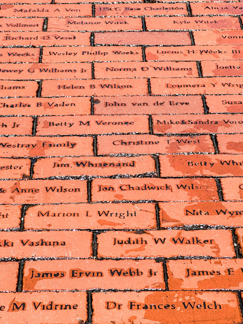 Names on Bricks King St Charleston, South Carolina