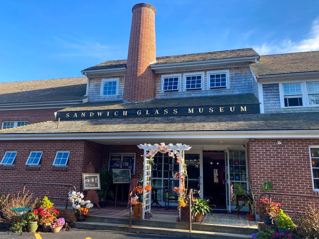 The Sandwich Glass Museum in Sandwich Cape Cod Massachusetts