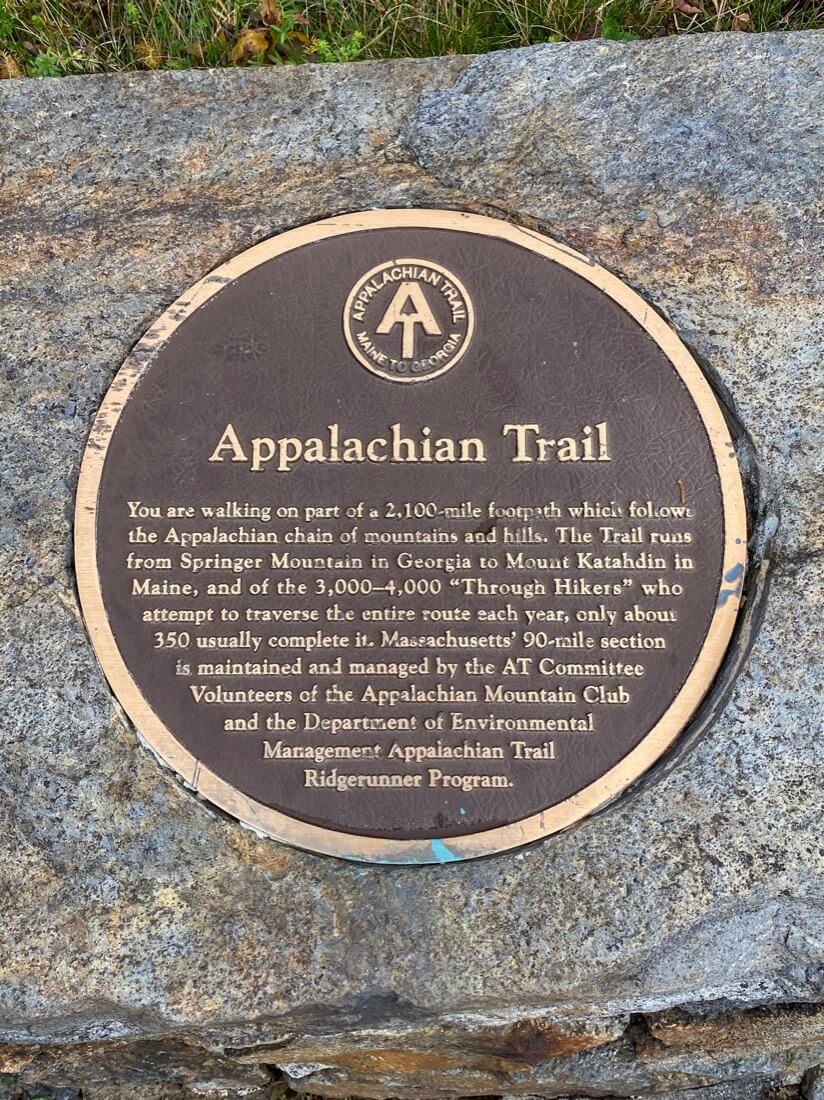 Appalachian Trail information sign