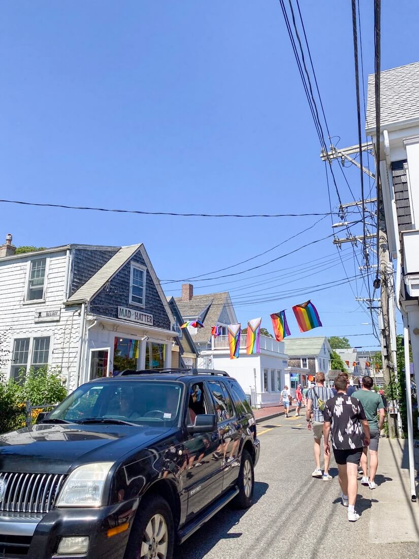 Busy Commercial Street Provincetown Massachusetts