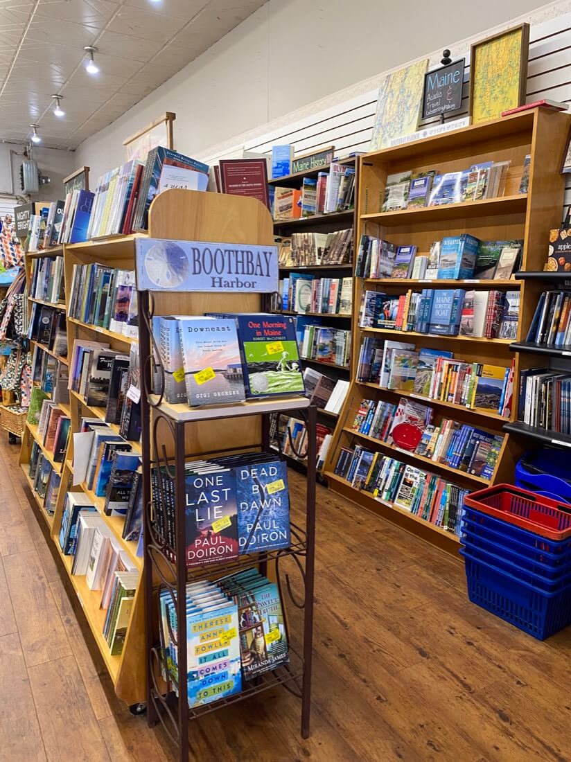 Shermans Maine Coast Book Shop in Boothbay Harbor Maine