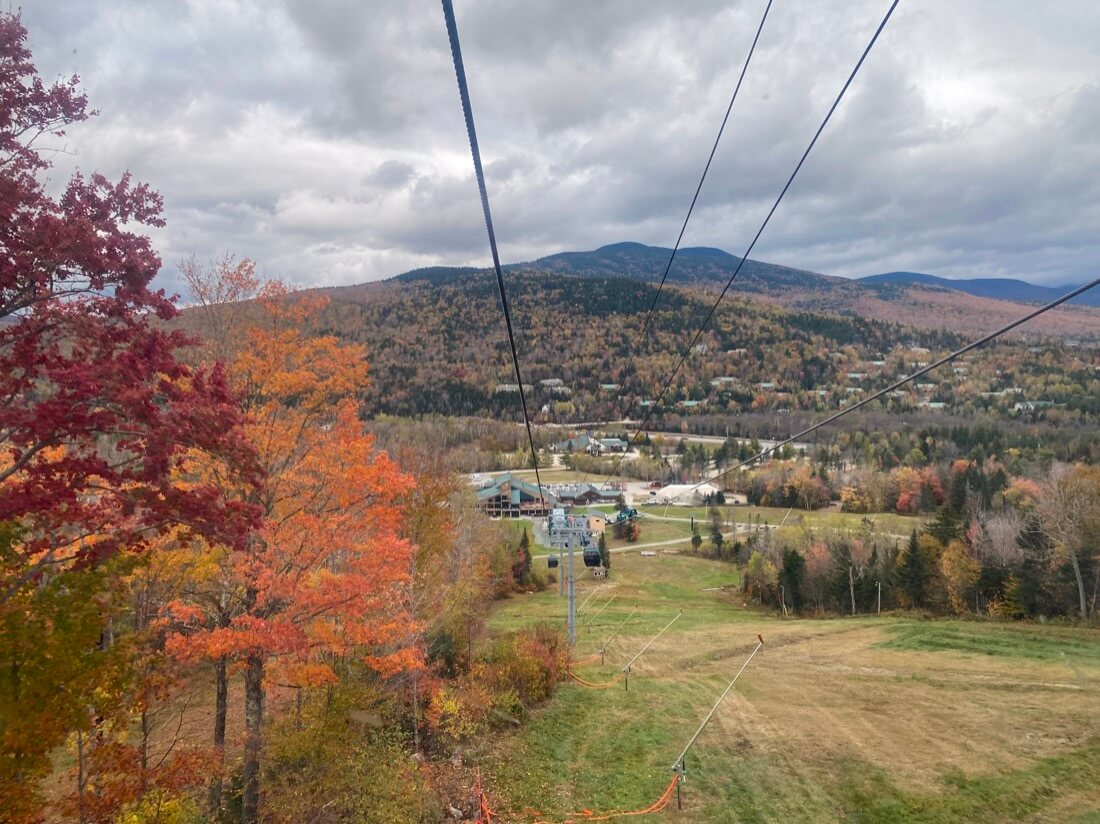 Views from the gondola Bretton Woods in Carroll New Hampshire