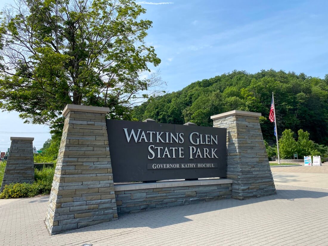 Watkins Glen State Park entrance in New York