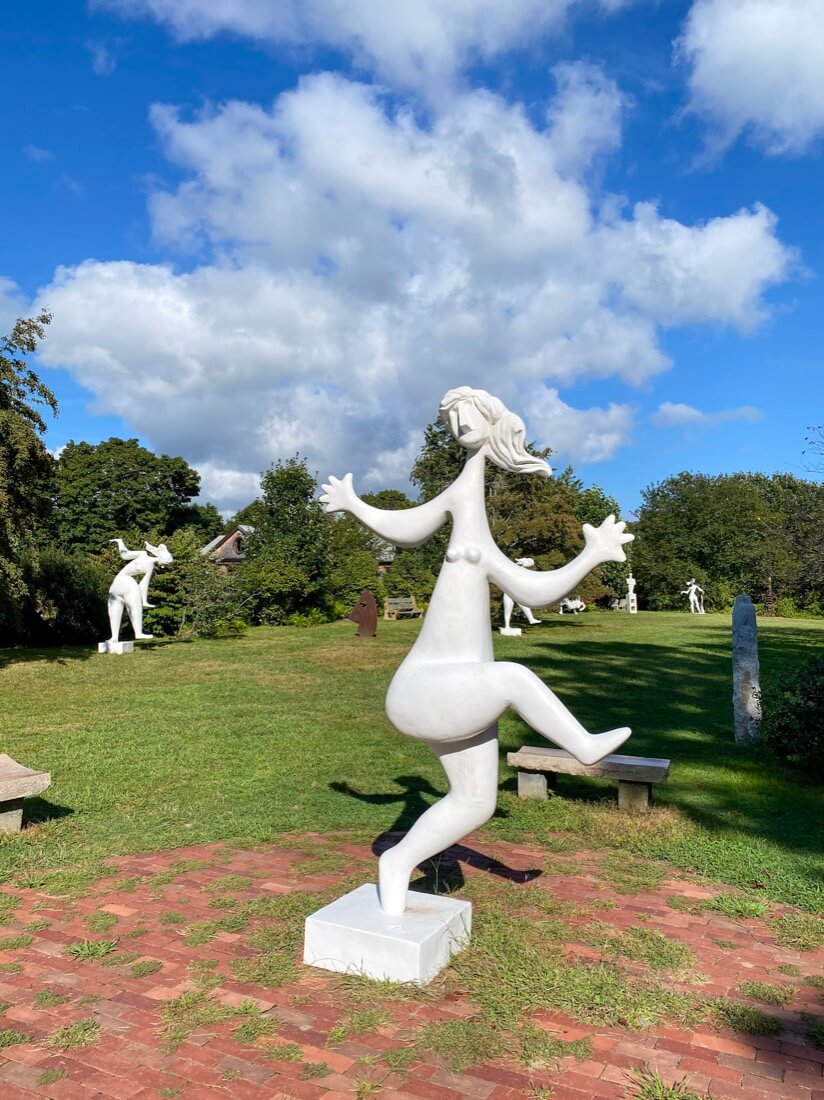 Field Gallery sculptures in West Tisbury Marthas Vineyard Massachusetts
