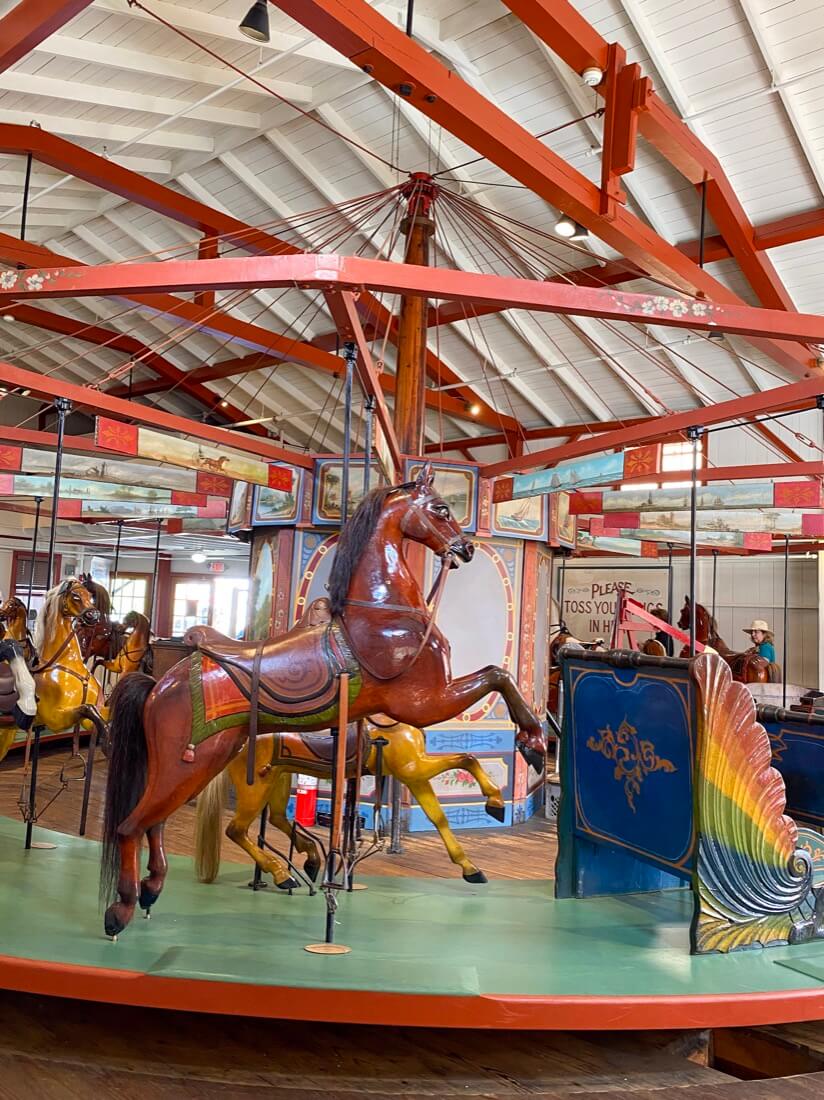 Flying Horses Carousel in Oak Bluffs Marthas Vineyard Massachusetts